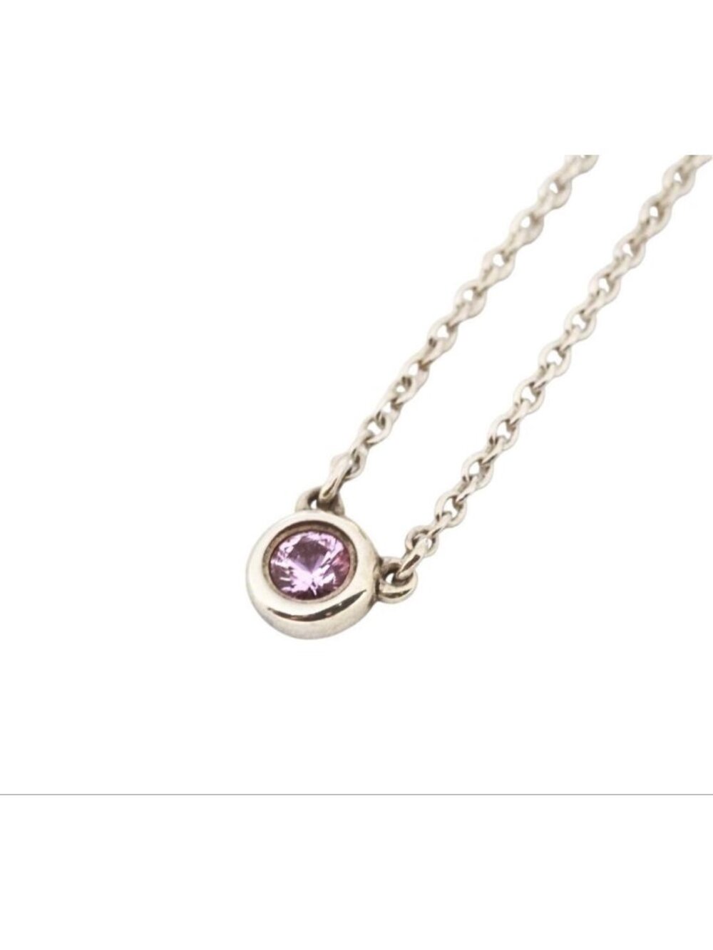 Tiffany & Co by the Yard Pink Sapphire Necklace